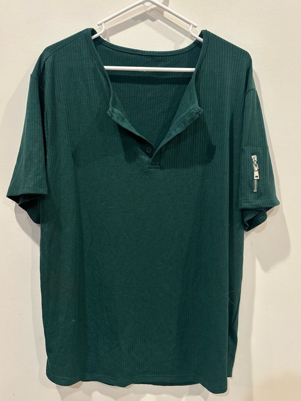XL Women’s Deep Short-Sleeve Henley Tee